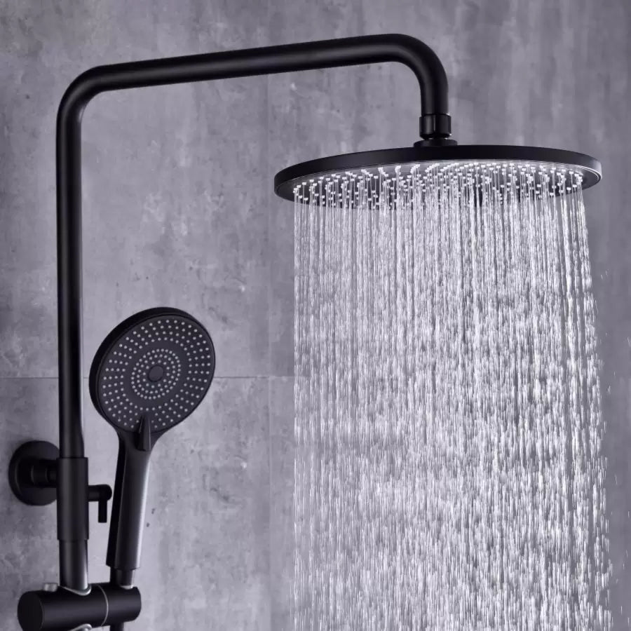 Shower Column, Sanitary Brass, Black, 9810H Faucets & Shower Columns Default Title Alessandro Design