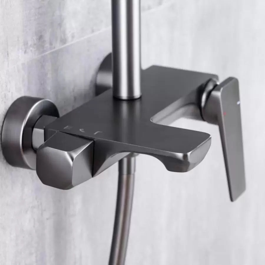 Shower Column, Sanitary Brass, Satin, 9960N Faucets & Shower Columns Default Title Alessandro Design