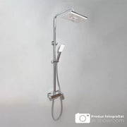Shower Column with Faucet and Adjustable Cap, Sanitary Brass, Chrome, 9920 Faucets & Shower Columns Default Title Alessandro Design