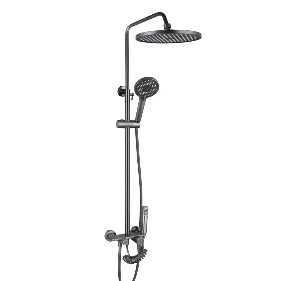 Dark Gray Stainless Steel Shower Column OD3901 Default Title Alessandro Design
