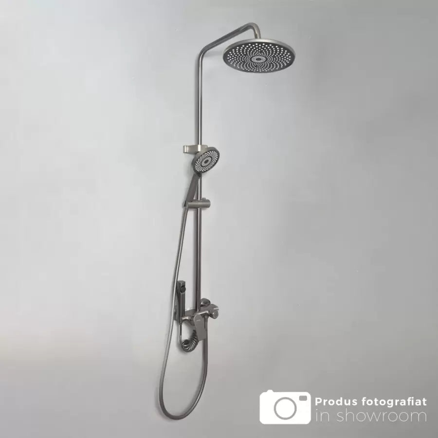 Dark Gray Stainless Steel Shower Column OD3902 Default Title Alessandro Design