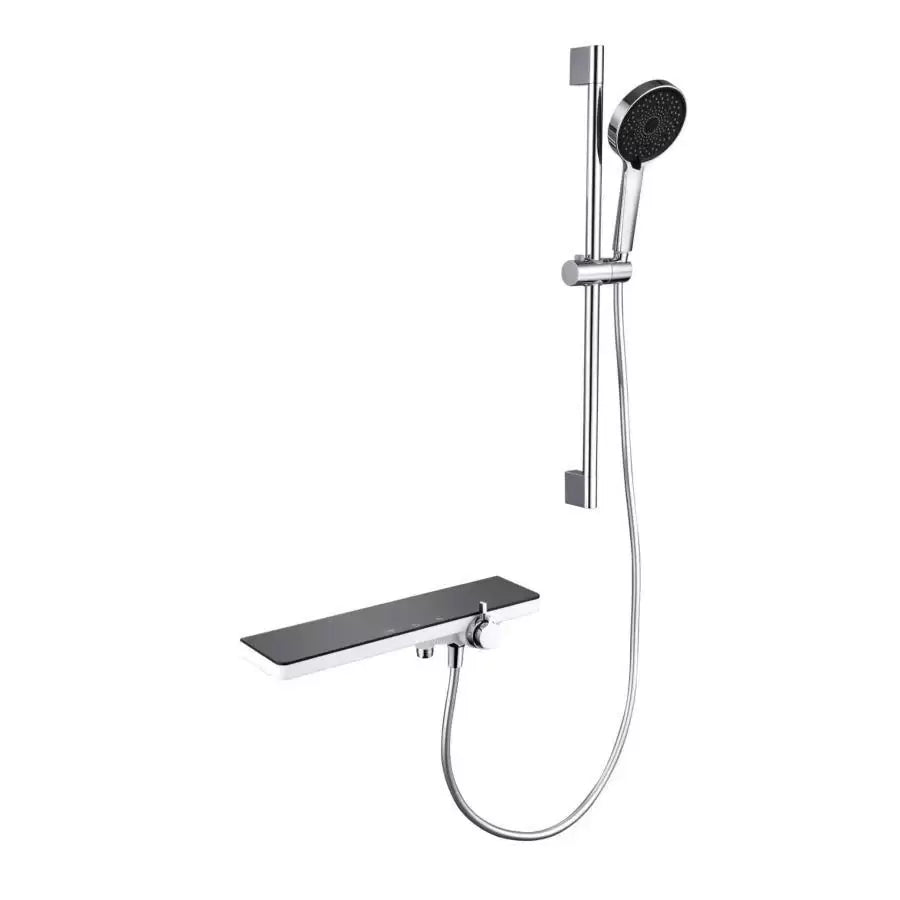 Shiny Stainless Steel Shower Column Black Silver 11211BH/CU Faucets and Shower Columns Default Title Alessandro Design