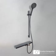 Shiny Stainless Steel Shower Column Silver Black 11211H Faucets & Shower Columns Default Title Alessandro Design