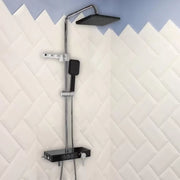 Shower Column LCD Display Stainless Steel Black Silver SJG/006 Faucets & Shower Columns Default Title Alessandro Design