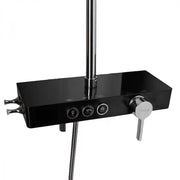 Shower Column LCD Display Stainless Steel Black Silver SJG/006 Faucets & Shower Columns Default Title Alessandro Design