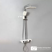 Shower Column LCD Display Stainless Steel White Silver SJG/007 Faucets & Shower Columns Default Title Alessandro Design