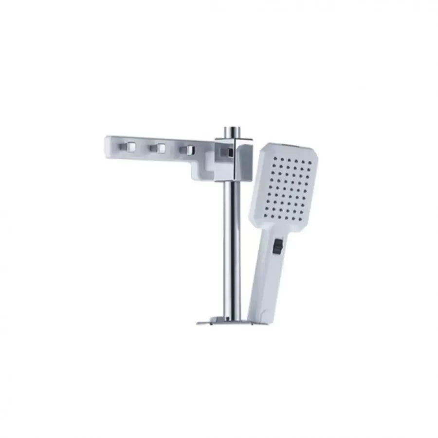 Shower Column LCD Display Stainless Steel White Silver SJG/007 Faucets & Shower Columns Default Title Alessandro Design