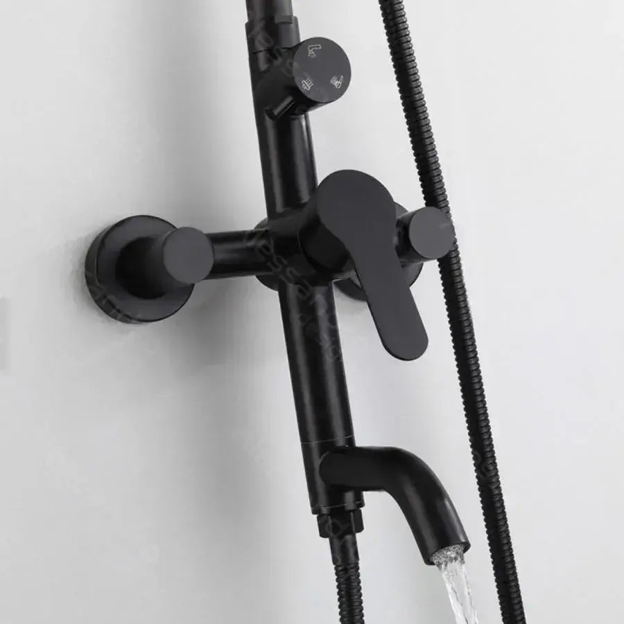 Shower Column, SUS304 Stainless Steel, Black, HS005 Faucets & Shower Columns Default Title Alessandro Design