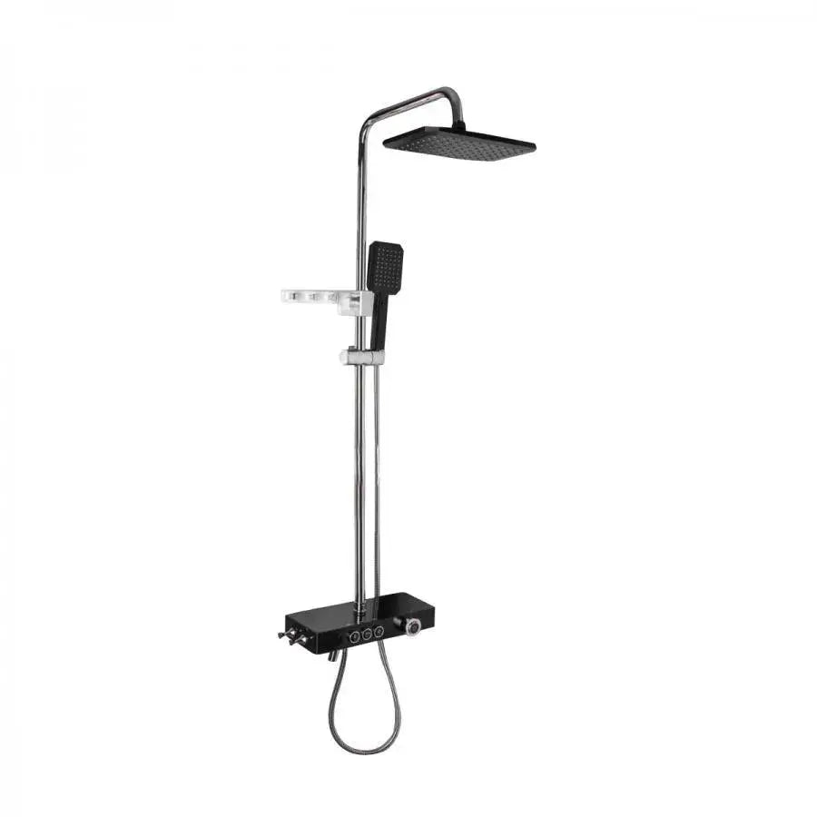 Shower Column LCD Display Stainless Steel Black Silver SJG/003 Faucets & Shower Columns Default Title Alessandro Design
