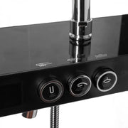 Shower Column LCD Display Stainless Steel Black Silver SJG/003 Faucets & Shower Columns Default Title Alessandro Design