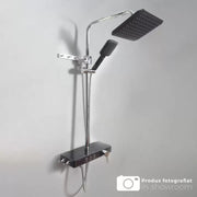 Shower Column LCD Display Stainless Steel Black Silver SJG/006 Faucets & Shower Columns Default Title Alessandro Design