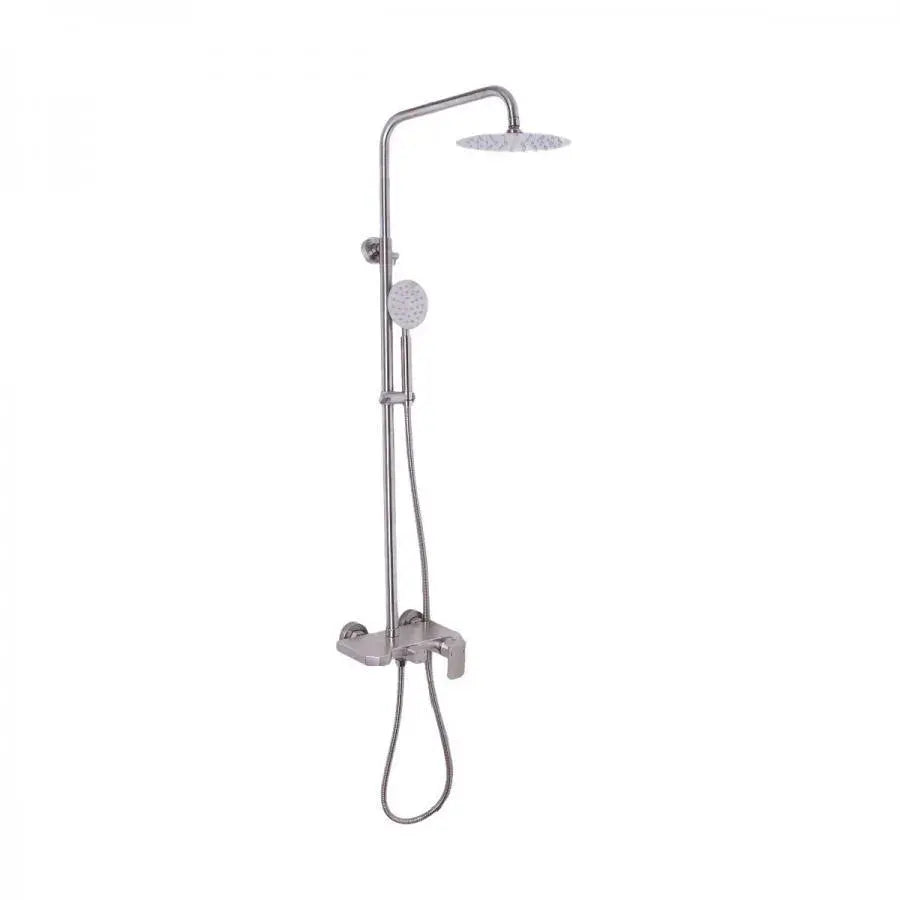 Shower Column, SUS304 Stainless Steel, Satin, N/LY001 Faucets & Shower Columns Default Title Alessandro Design