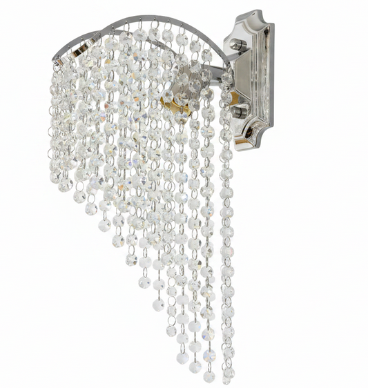 Cristal Ander lamp 1x E14 Glossy Chrome