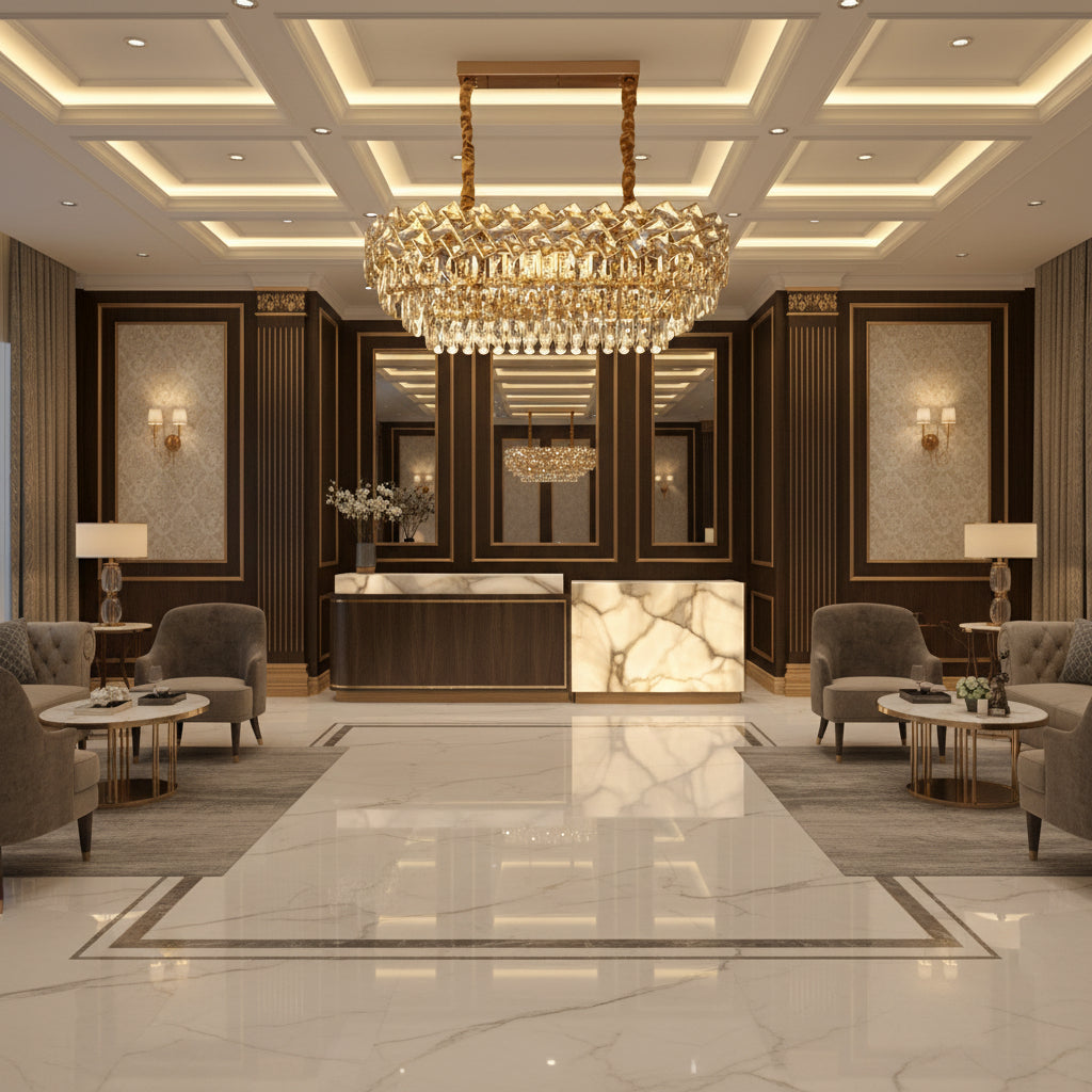 Crystal Chandelier WINDSOR Regalis 10x E14, Shiny Gold, Adjustable Height Crystal Chandeliers Default Title Alessandro Design