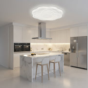 Plafonieră LED Floare 35 cm, 32W, 3000K / 4000K / 6000K, Alb, Metal si Acril Plafoniere LED Default Title Alessandro Design