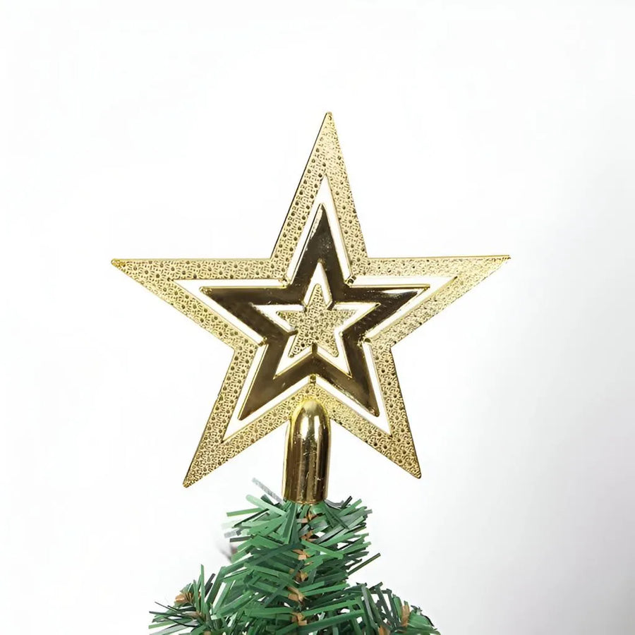 Artificial Christmas Tree Green 1.5M Decorated Globes Cones Installation and Tinsel Default Title Alessandro Design