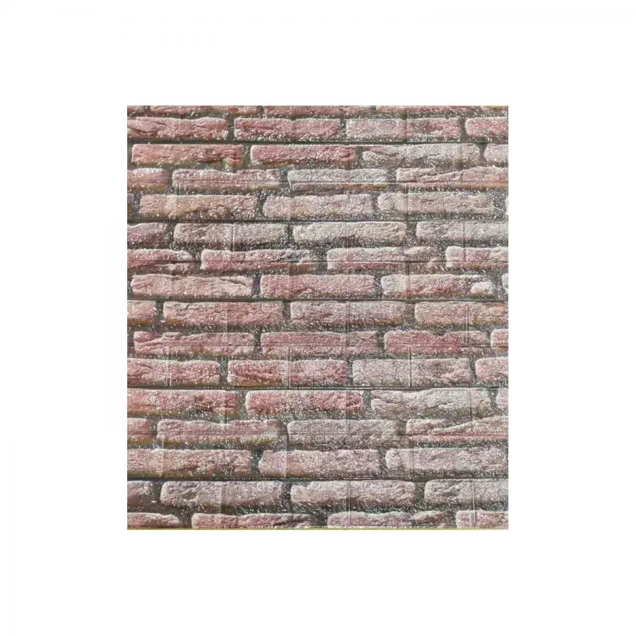 Set of 10x 3D self-adhesive old brick design soft foam wallpaper, 70cm x 77cm x 6 mm Default Title Alessandro Design