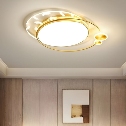 Lorenzo LED Chandelier with Remote Control, 40W, Dimmable, Gold, Metal and Acrylic, 3000K/4000K/6000K LED Chandeliers with Remote Control Default Title Alessandro Design