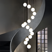 Hanging Chandelier, 25 Globes XE27, Gold, Adjustable Height Modern Chandeliers Default Title Alessandro Design