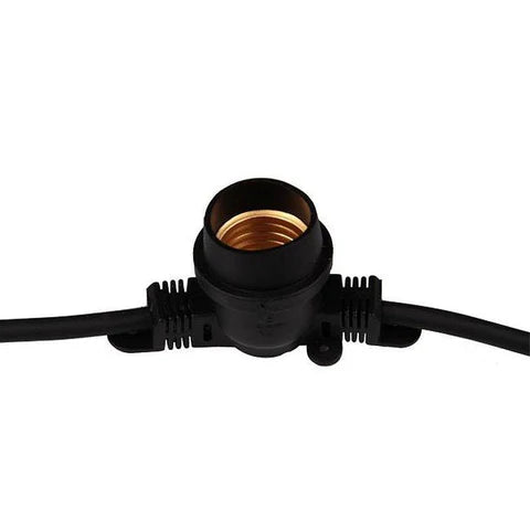 Ghirlanda 10 surse de lumina 10M 10xE27 Negru IP65 Corp de iluminat - instalatii Default Title Alessandro Design