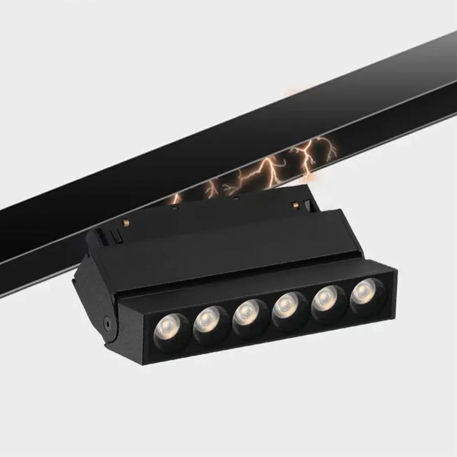 Magnetic LED Grid, Adjustable, 6W, Neutral Light, Recessed, Black LED Products Default Title Alessandro Design