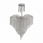 Ander Crystal Chandelier 4xE14 Diameter 45cm Chrome