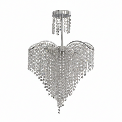 Ander Crystal Chandelier 4xE14 Diameter 45cm Chrome