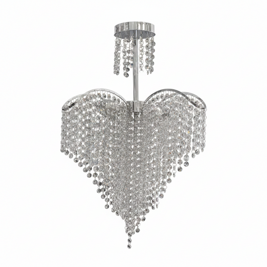 Ander Crystal Chandelier 4xE14 Diameter 45cm Chrome