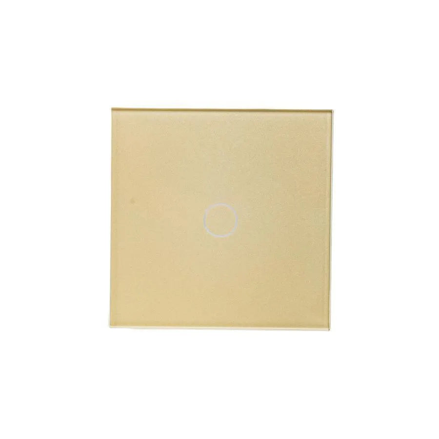 Simple Touch Switch Gold Secured Glass Default Switches Title Alessandro Design