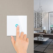 Simple Touch Switch White Secure Glass Default Switches Title Alessandro Design