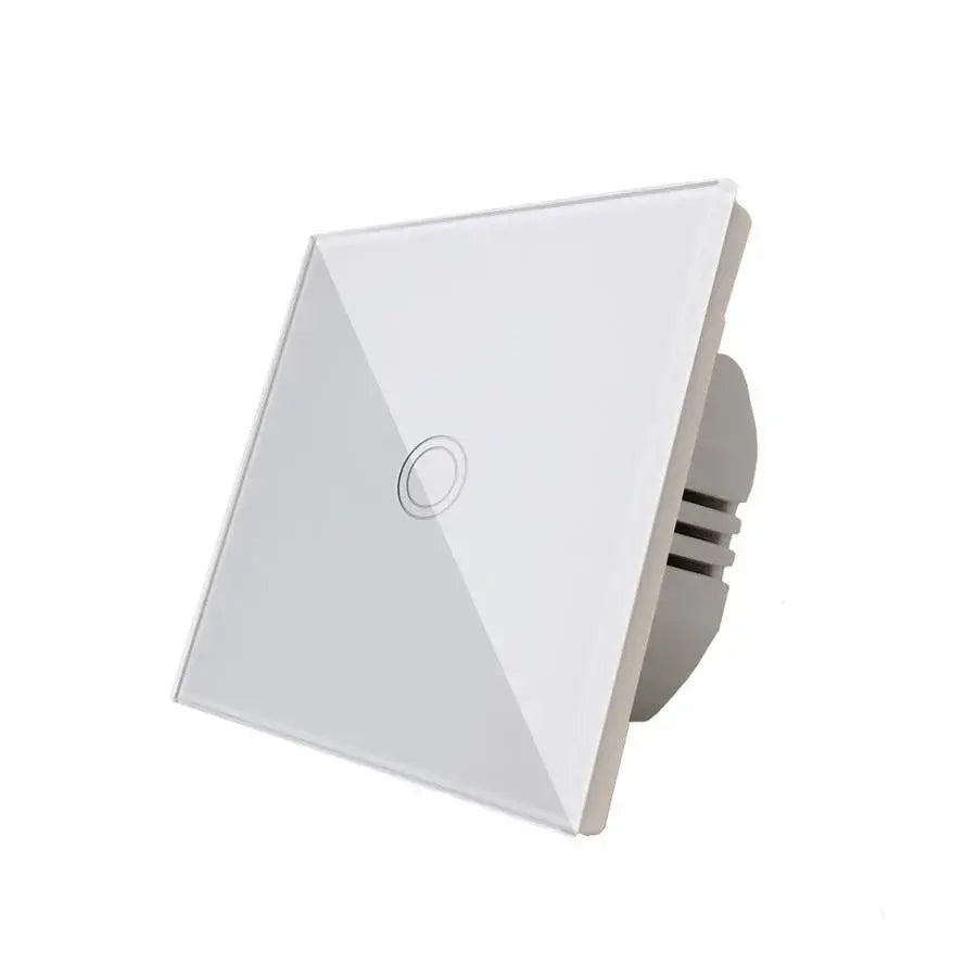Simple Touch Switch White Secure Glass Default Switches Title Alessandro Design
