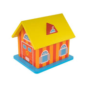 Toy Piggy Bank for Coins and Banknotes, 3 Pieces, Multicolor, Wood Default Title Alessandro Design