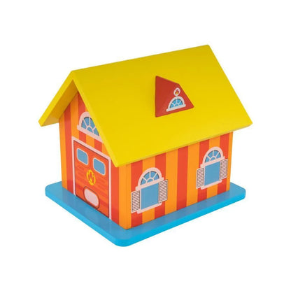 Toy Piggy Bank for Coins and Banknotes, 3 Pieces, Multicolor, Wood Default Title Alessandro Design