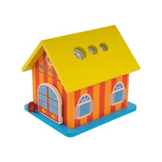 Toy Piggy Bank for Coins and Banknotes, 3 Pieces, Multicolor, Wood Default Title Alessandro Design
