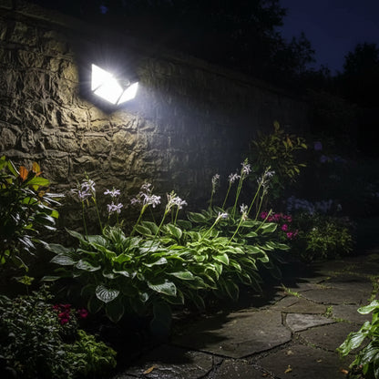Solar Lamp with Motion Sensor, 100 LEDs, IP.65, Black Outdoor wall lights Default Title Alessandro Design