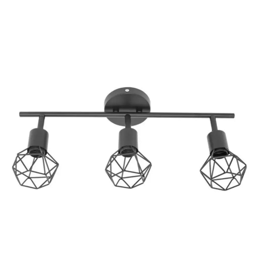Adana Chandelier 3x E27 Black Default Title Alessandro Design