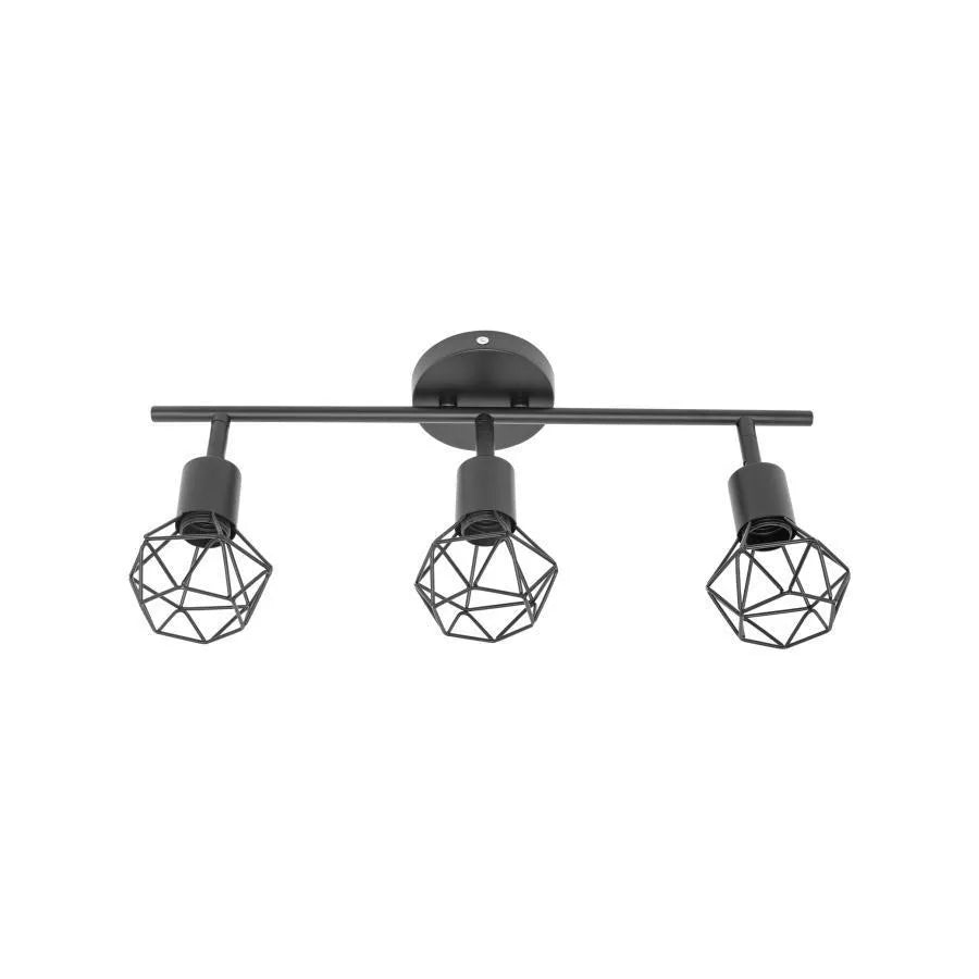 Adana Chandelier 3x E27 Black Default Title Alessandro Design