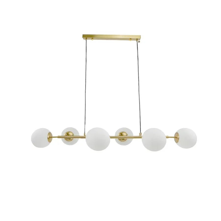 Capris Chandelier, 6x E27, Metal, Gold Modern Chandeliers Default Title Alessandro Design