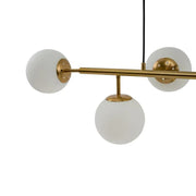 Capris Chandelier, 6x E27, Metal, Gold Modern Chandeliers Default Title Alessandro Design