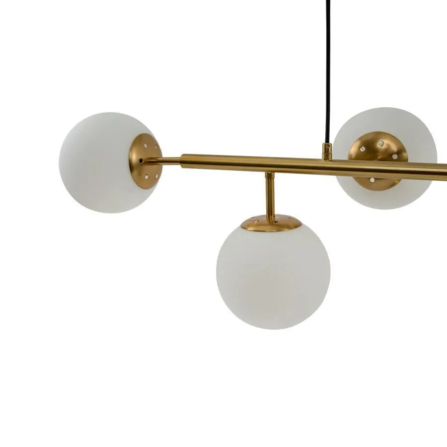Capris Chandelier, 6x E27, Metal, Gold Modern Chandeliers Default Title Alessandro Design