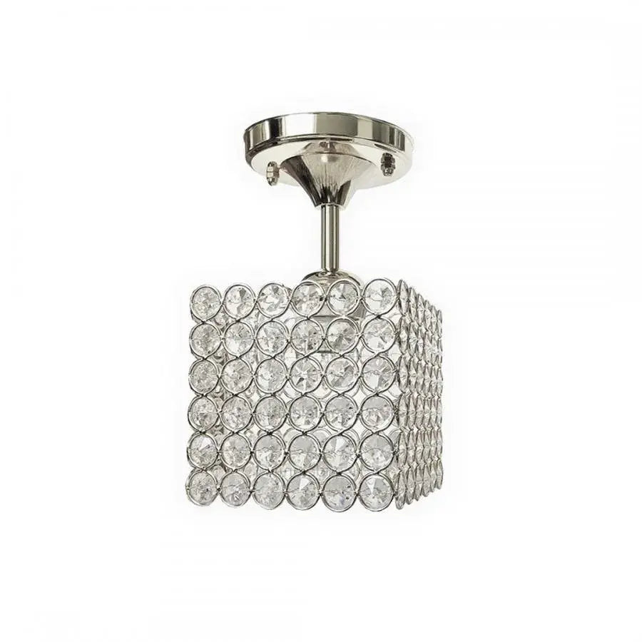 Catrina Chandelier, 1xE27, Chrome, Metal and Crystal Classic Chandeliers Default Title Alessandro Design