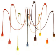 Lustra Kappa 8XE27 Multicolor Modern bulb chandeliers Default Title Alessandro Design