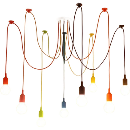 Lustra Kappa 8XE27 Multicolor Modern bulb chandeliers Default Title Alessandro Design