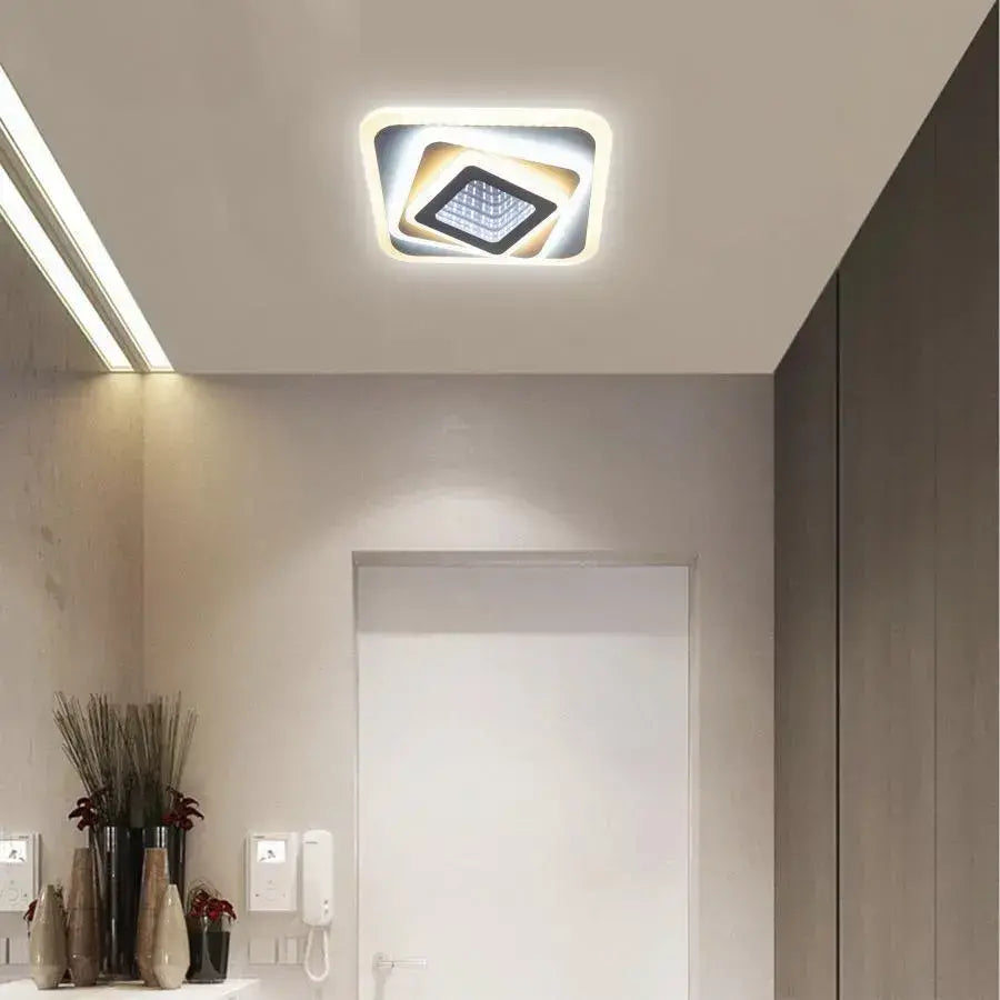 LED Chandelier NEXA 3D 46W, Square, Cold/Warm/Neutral light, White LED Chandeliers Default Title Alessandro Design