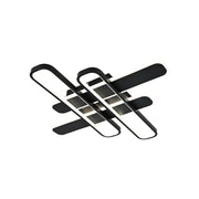 LED Chandelier with remote control AFINA 120W, 4 Elements, Cold/Warm/Neutral light, Dimmable, Black LED Chandeliers with Remote Control Default Title Alessandro Design