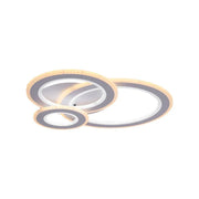 KYLIE LED Chandelier 77W, 3 Circles, Cold/Warm/Neutral light, White