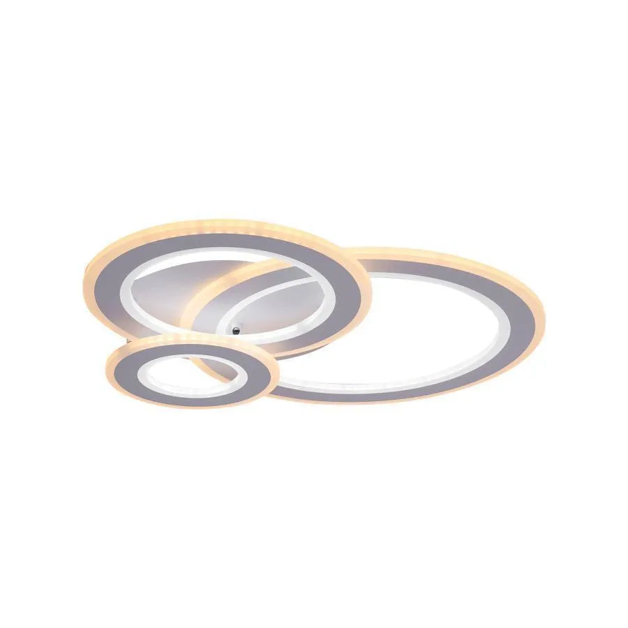 KYLIE LED Chandelier 77W, 3 Circles, Cold/Warm/Neutral light, White