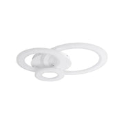 KYLIE LED Chandelier 77W, 3 Circles, Cold/Warm/Neutral light, White