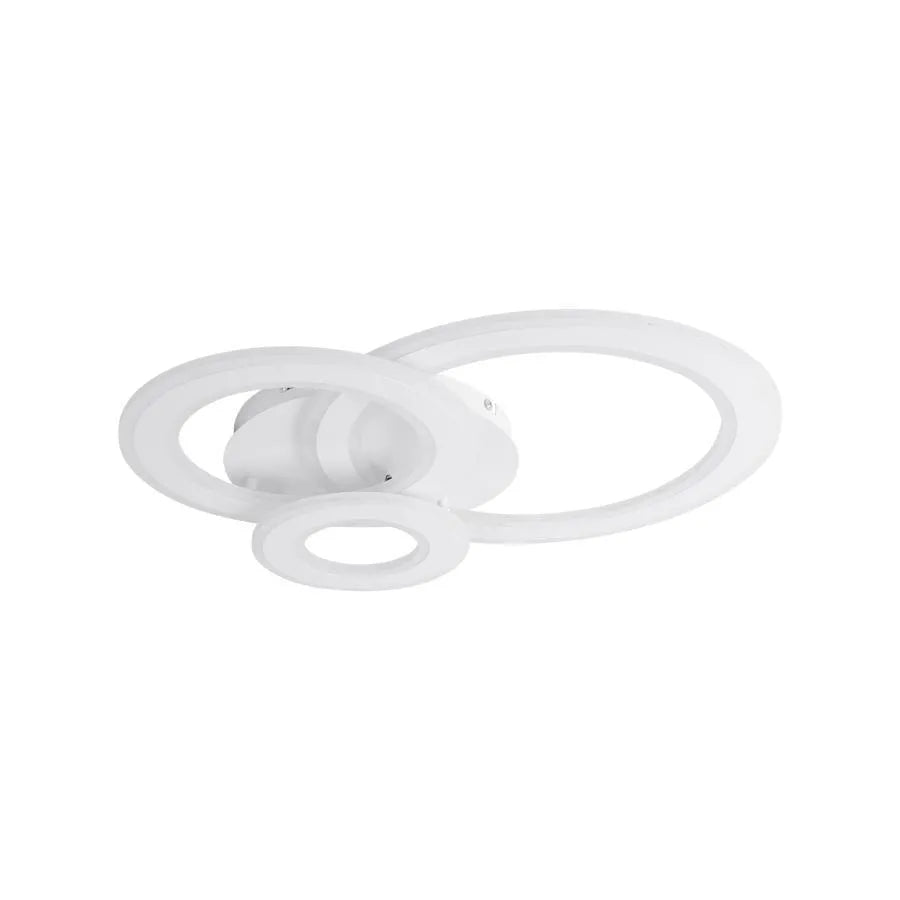 KYLIE LED Chandelier 77W, 3 Circles, Cold/Warm/Neutral light, White