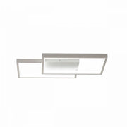 LED chandelier with remote control LANDYN 37W, 2 Squares, Cold/Warm/Neutral light, Dimmable, White LED chandelier with remote control Default Title Alessandro Design